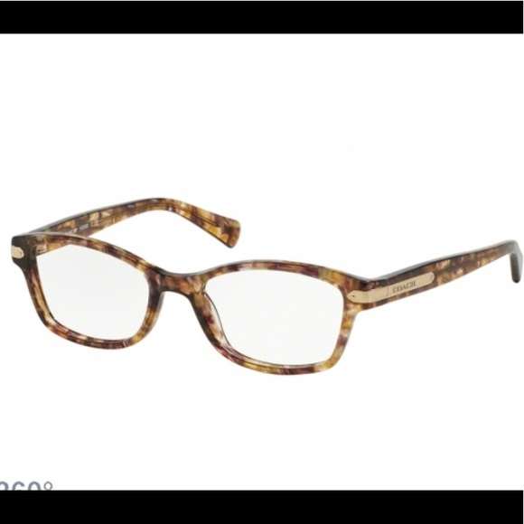 Coach HC 6065 Frame. Light Brown Confetti Tortoise - Picture 2 of 15